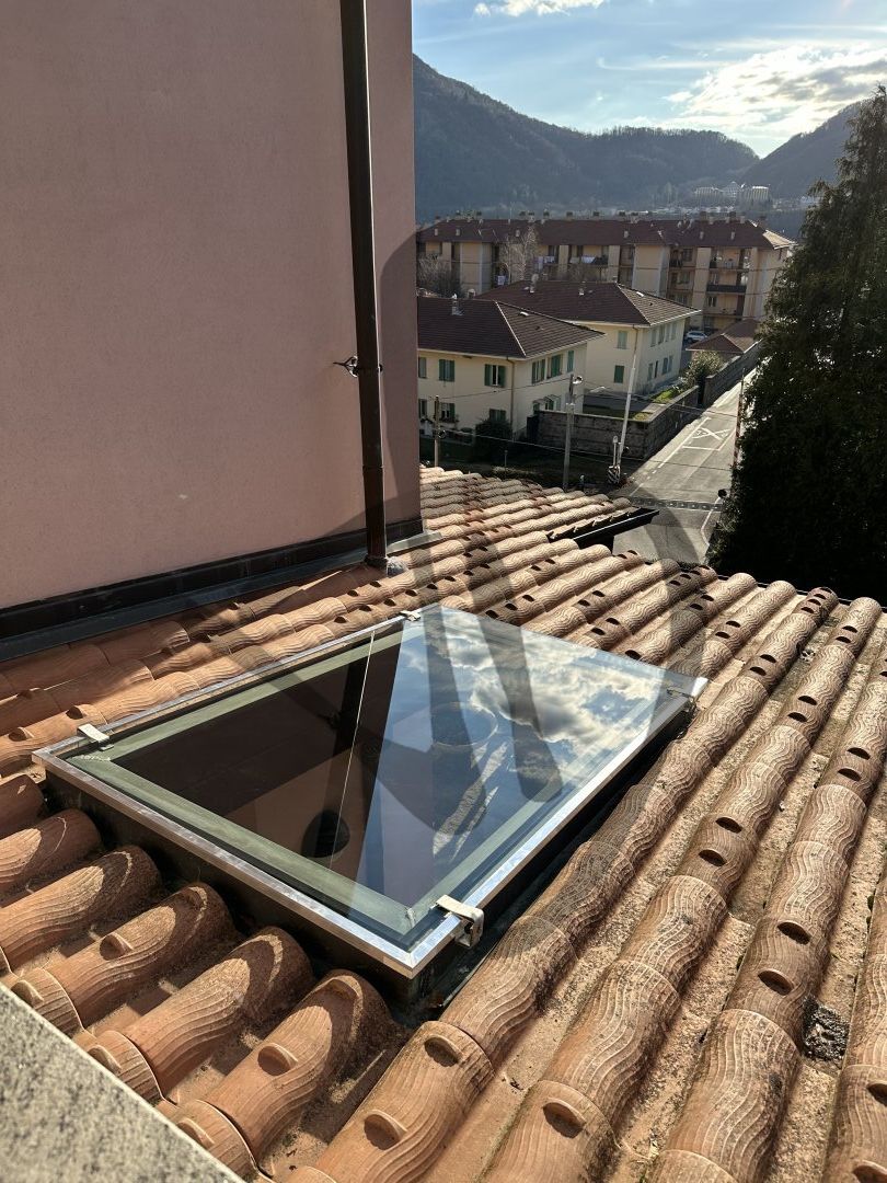 Begehbares Glas - Dachfenster