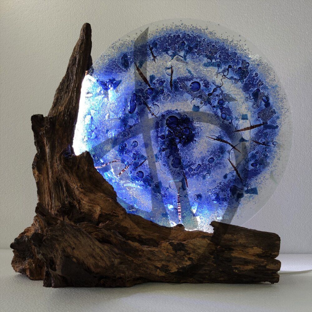 Murano Glas Fused Design Lampen - 3 - Designlampen aus Murano-Fusingglas
