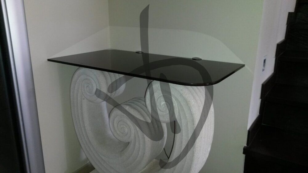 Maßgefertigte Produkte - Glasböden – Glasregale - Maßgefertigte farbige Glasböden - Maßgefertigte farbige Glasregale