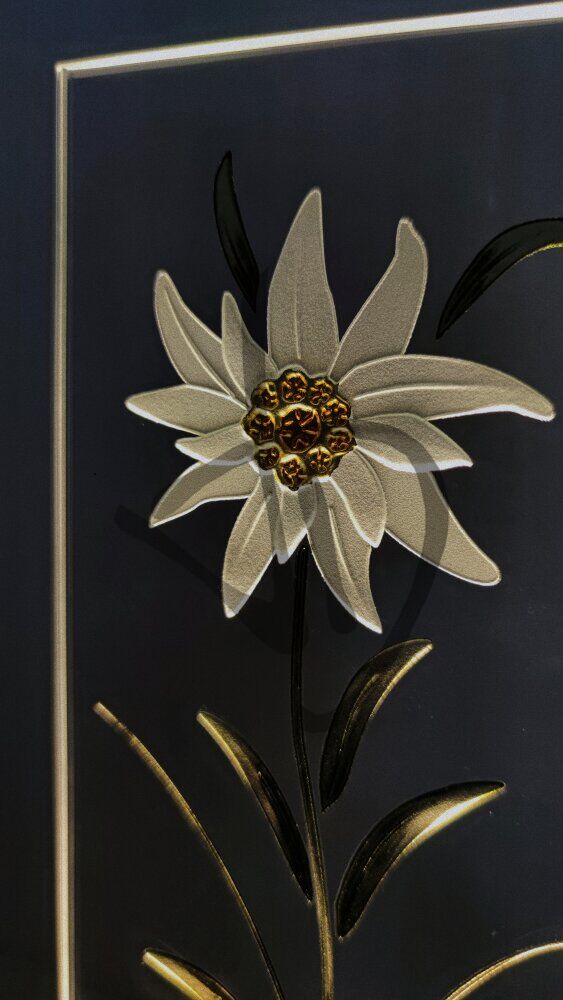 Maßgefertigte Produkte - Individuelle Lampen und Nachttischlampen - Dekorierte Glas-Nachttischlampen mit personalisiertem Holzsockel - Verzierter Glaslampenschirm mit personalisiertem Holzsockel - 2