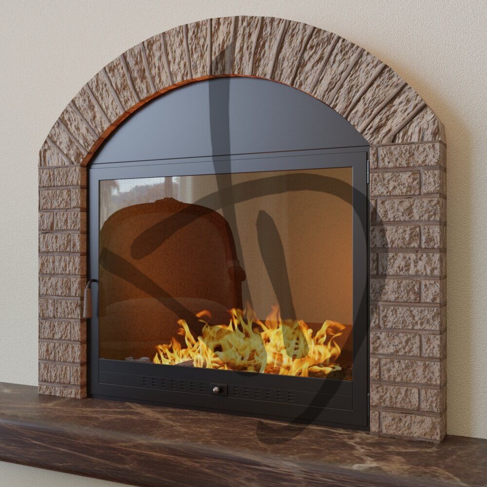 Maßgefertigte Produkte - Kaminverschlüsse - Gebogen - Kaminabschluss mit gebogenem Blech mit Innenaufbau von Fach 2